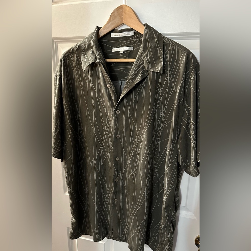 Vintage Perry Ellis Men’s Button Up Shirt XL